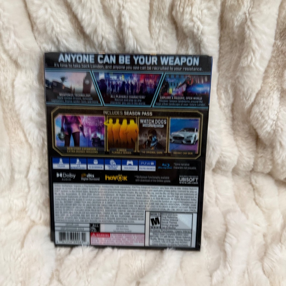 Watch Dogs Legion Gold Edition Steelbook PS4 Game - Picture 2 of 7